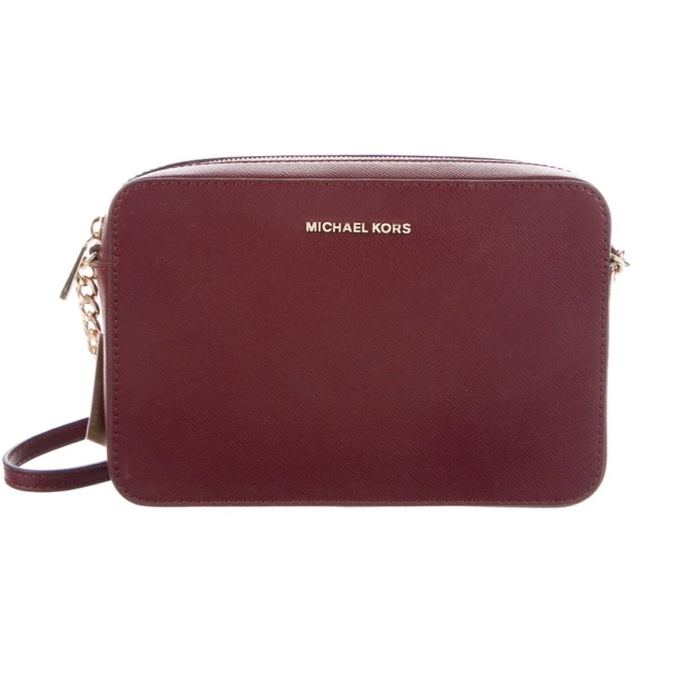 Michael Kors Maroon Large Crossbody